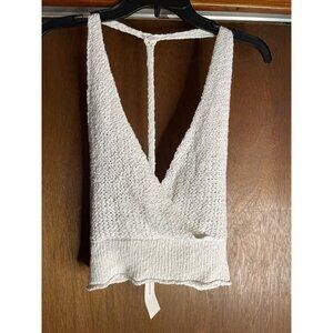 BDG Urban Outfitters Knit Tank Tunic Top Crochet Lace Sz M Beach NEW!